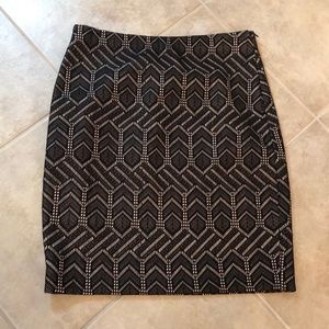 💙Pattern Pencil Skirt